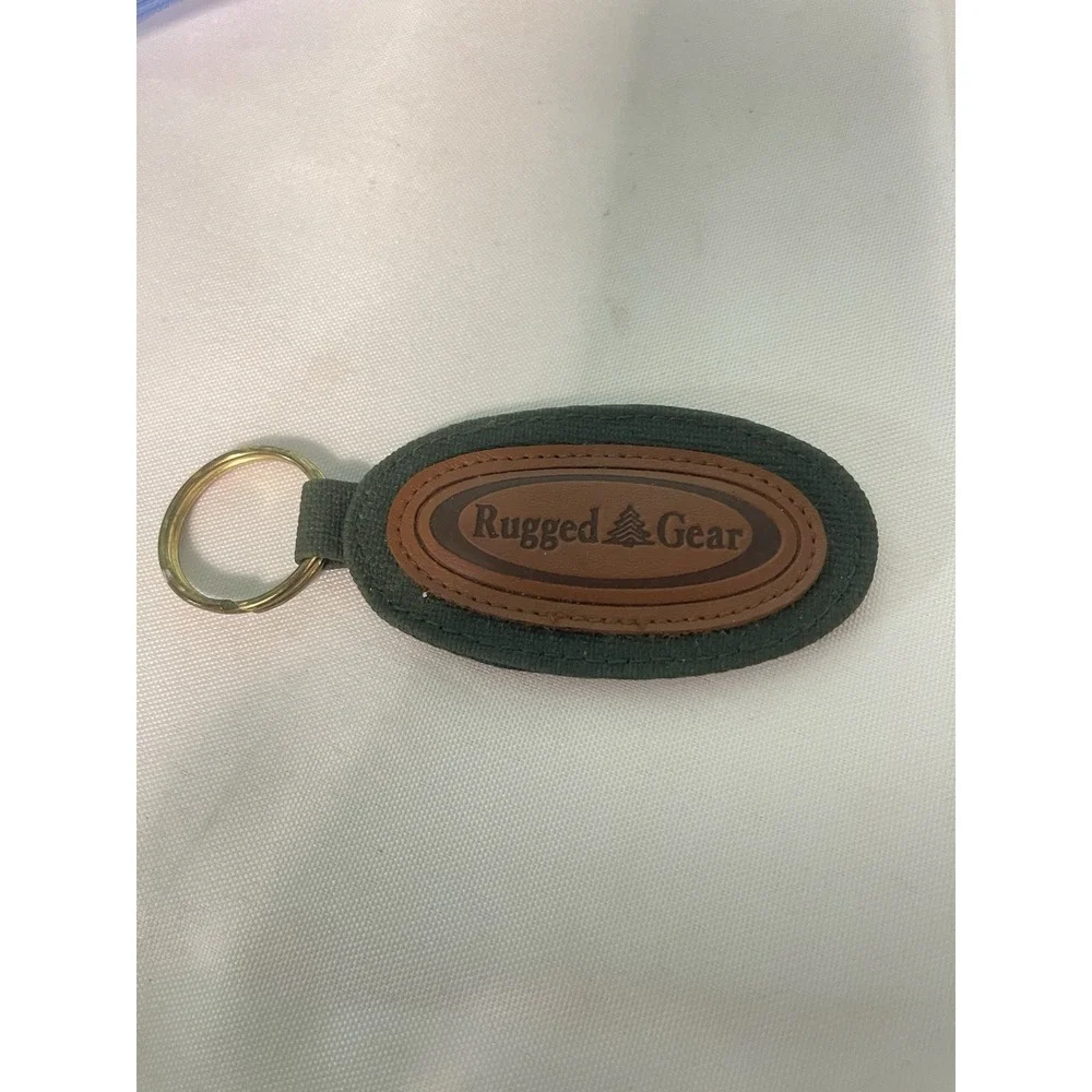 Authentic Outfitters Rugged Keychain Navy‎ with Brown
